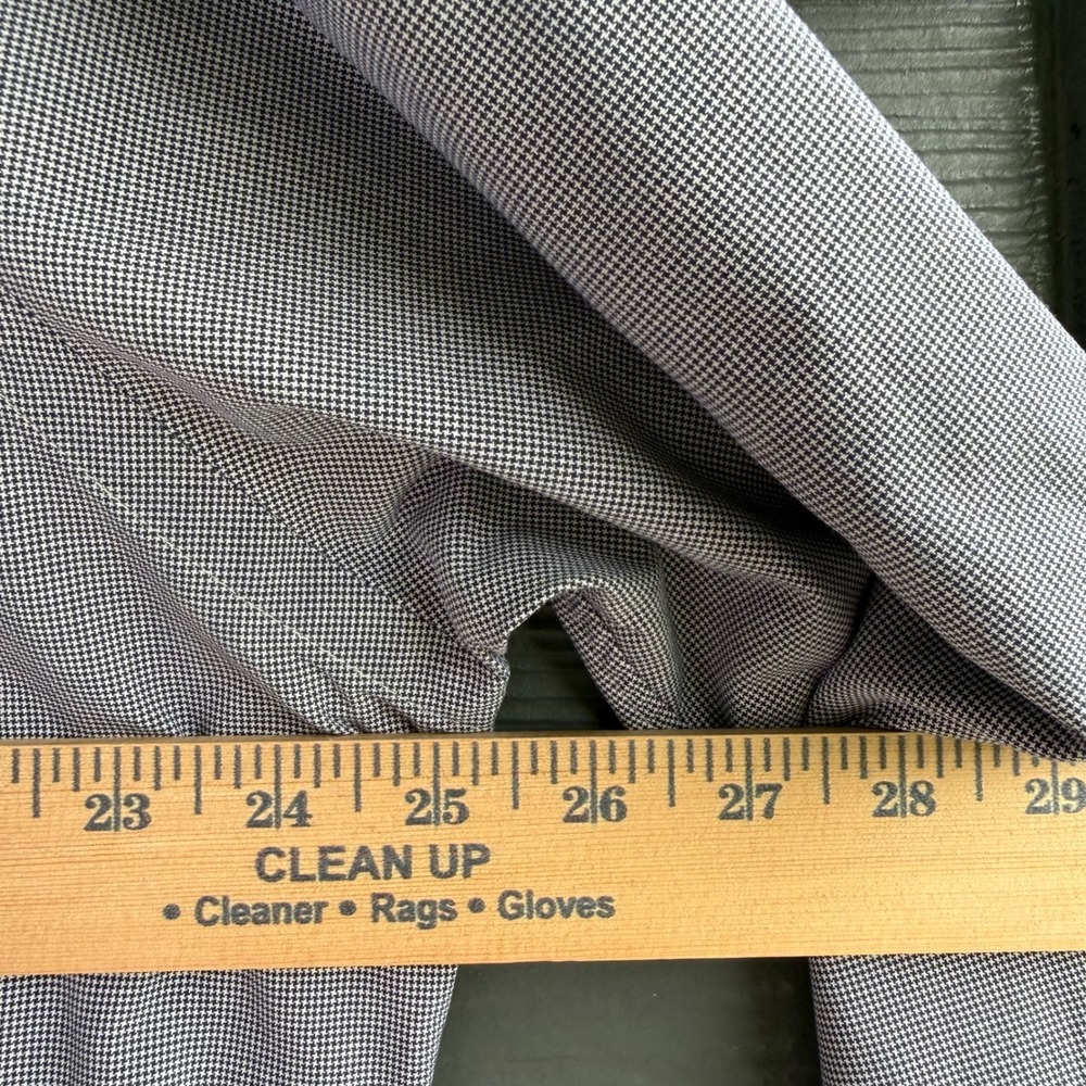 Ralph Lauren Ellington 100% Cotton Button Front Dress Shirt Gray Large - Picture 6 of 8